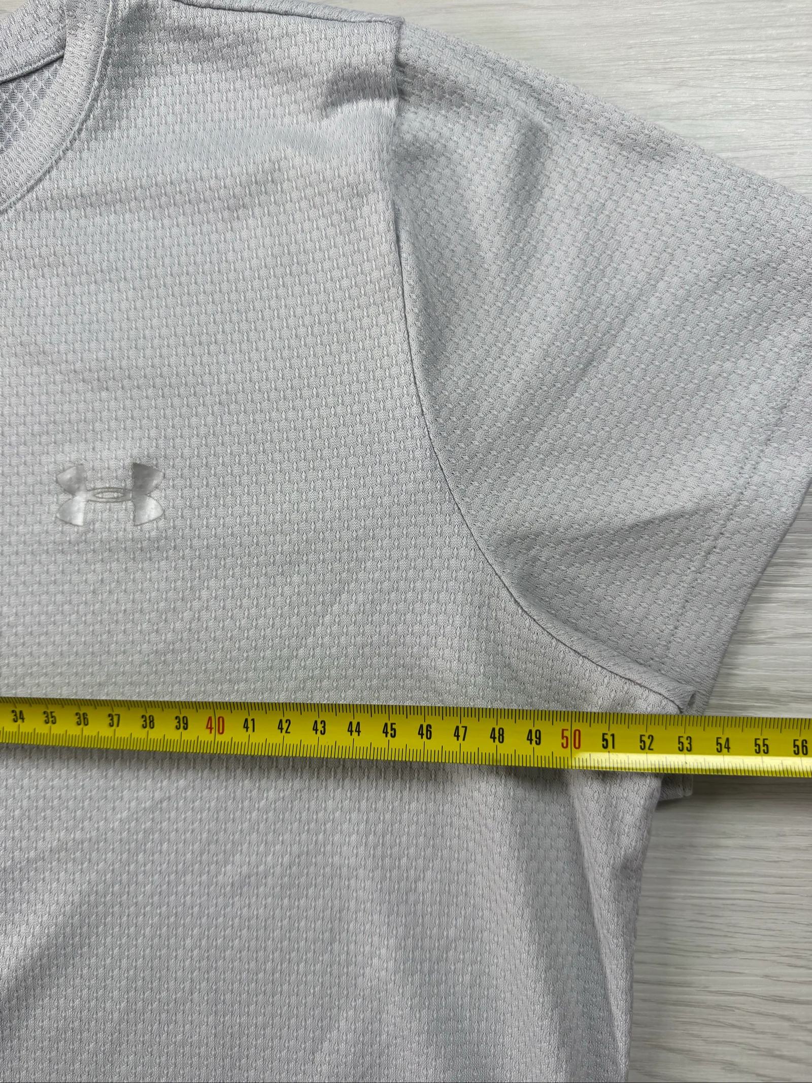 Under Armour T-shirt femme en maille HeatGear Tech Novelty Gris L – photo 7